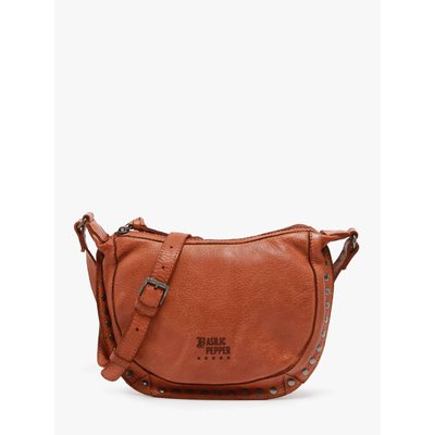 Sac bandoulière Barcelone cuir BASILIC PEPPER