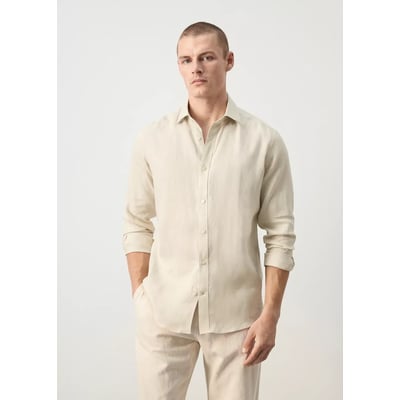 Chemise regular fit 100 % lin MANGO MAN