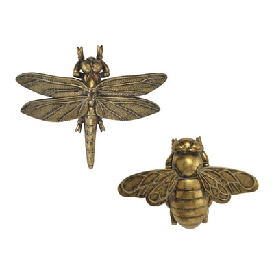 Lot de 2 insectes volants 20x14/22x20cm EMDE