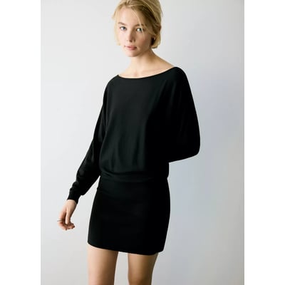Robe courte maille MANGO TEEN