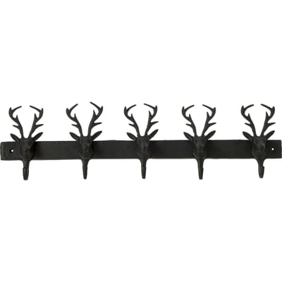 Porte-manteau cerf en métal RECOLLECTION