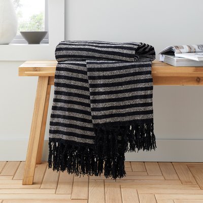 Stripe Chenille Throw CATHERINE LANSFIELD