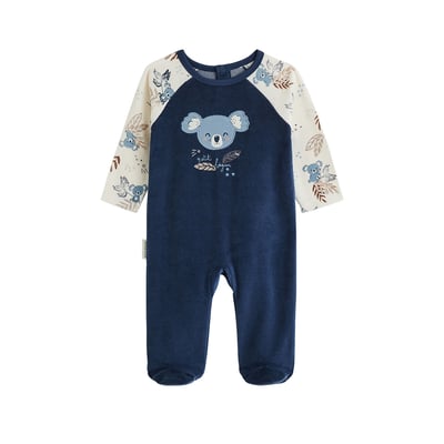 Pyjama bébé en velours Mathéo PETIT BEGUIN