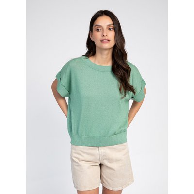 PULL MANCHES COURTES BRILLANT LESALOME AN'GE