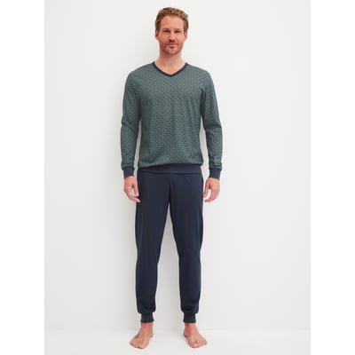 Pyjama avec bords élastiques manches longues Coton COTTON SPECIAL CALIDA