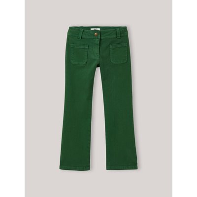 Pantalon flare en twill CYRILLUS