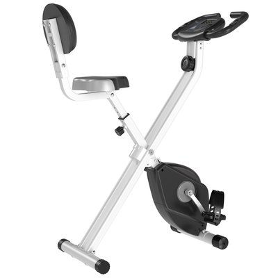 Vélo d'appartement pliable réglable écran LCD multifonction HOMCOM