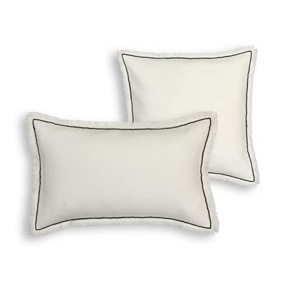 Housse de coussin lin/coton, Menorca LA REDOUTE INTERIEURS