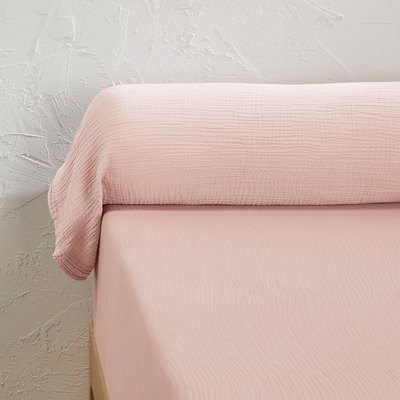 Nackenrollenbezug Kumla aus Baumwoll-Musselin, uni LA REDOUTE INTERIEURS