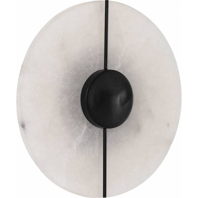 Applique ronde en albâtre et métal RECOLLECTION