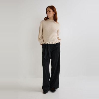 Pantalon large contenant du coton MONOPRIX