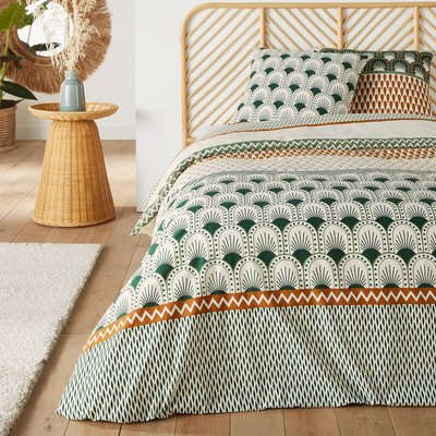 Parure de lit coton taie carrée, Lilia SO'HOME