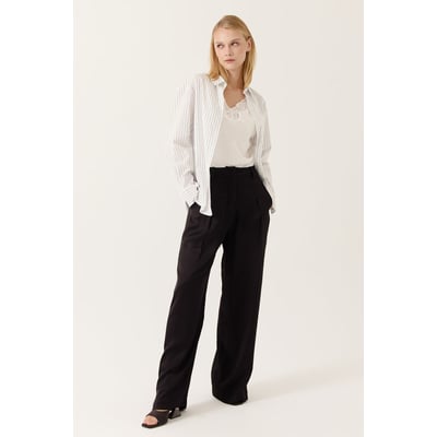 Chemise CORA ajustée manches longues col chemise matière extensible ARTLOVE