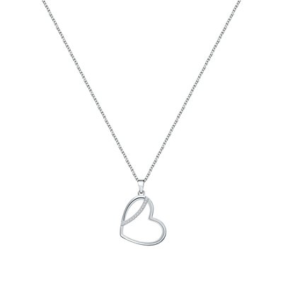 Collier en argent 925 et oxyde de zirconium CLEOR