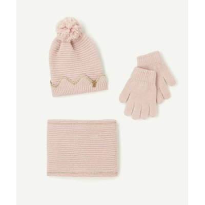 Ensemble bonnet, gants et snood TAPE A L'OEIL