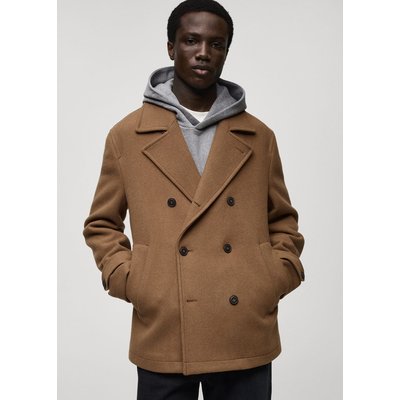 Manteau croisé laine MANGO MAN