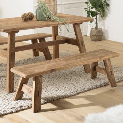 Banc en bois recyclé 140 cm style campagne DENVER PIER IMPORT
