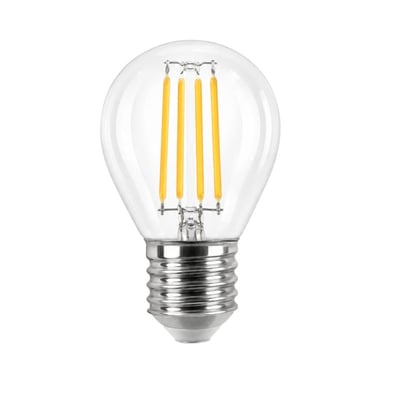 Ampoule Filament Led E27 4 W Ronde Blanc Chaud MILLUMINE