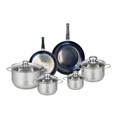 2 poêles 20/24cm + 4 faitouts 12/14/16/20cm PRIMA BRILLANT ELO