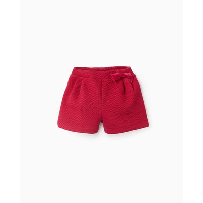 Short ceinture élastiquée et réglable, avec noeud ruban NOËL ZIPPY