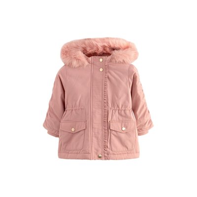 Parka imperméable avec poche ornée de volants NEXT