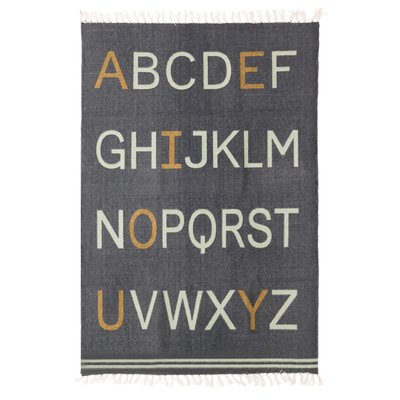 Tapis enfant en coton ALPHABET AFK LIVING