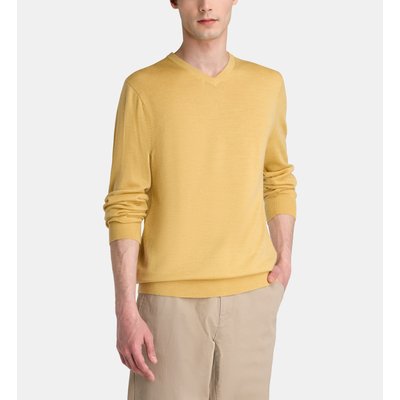 Pull Droit Terive Col V Laine Mérinos Responsable GALERIES LAFAYETTE