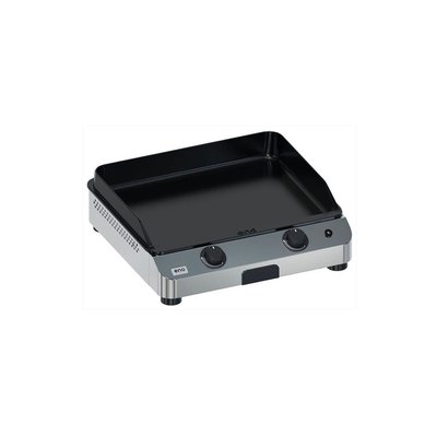 Plancha gaz Fusion 60 Inox 2 brûleurs à poser, 57x39 cm ENO