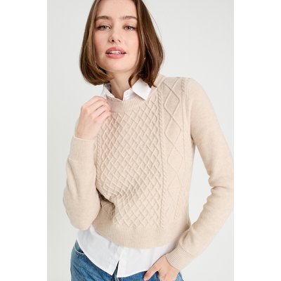 Pull 2-en-1 chemise CACHE CACHE