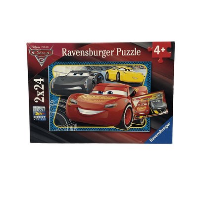 Puzzles 2x24 pièces Cars 3 Disney Pixar - Bon état RAVENSBURGER