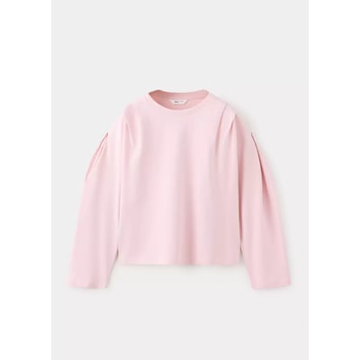 T-shirt coupe ample avec plis décoratifs MANGO KIDS