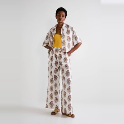 Pantalon de plage en coton BIO MONOPRIX