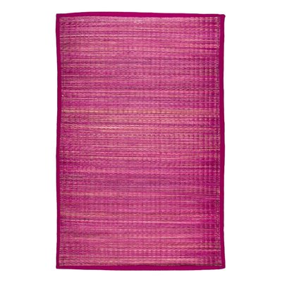 Tapis en jonc de mer fuchsia UNITED THE DECO FACTORY