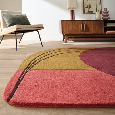 Tapis asymétrique en laine, NODIN LA REDOUTE INTERIEURS