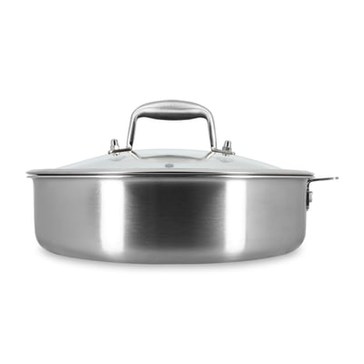 Sauteuse 24cm en acier inoxydable, AGLAE MENASTYL