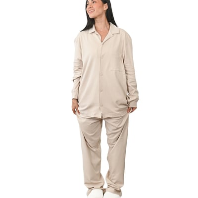 Pyjama mixte à chemise + pantalon YALE SENSEI MAISON