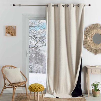 Rideau thermique phonique et semi occultant KONFOR HOME MAISON