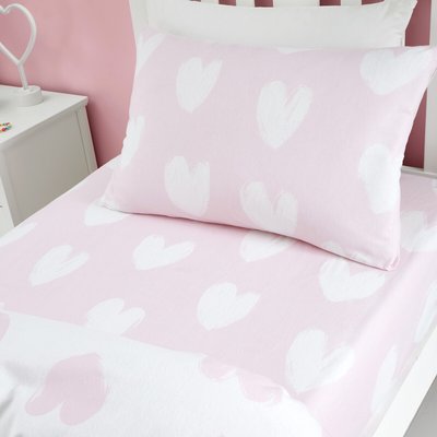 Brushed Hearts Fitted Sheet CATHERINE LANSFIELD