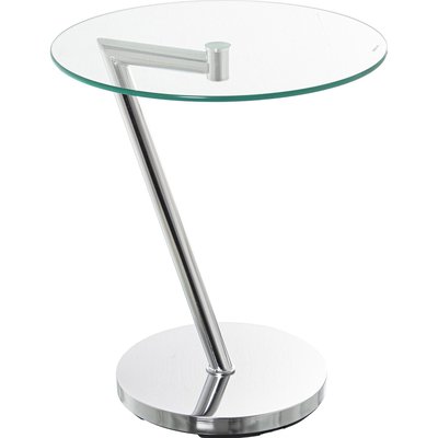 Table d'appoint en métal, plateau en verre RECOLLECTION