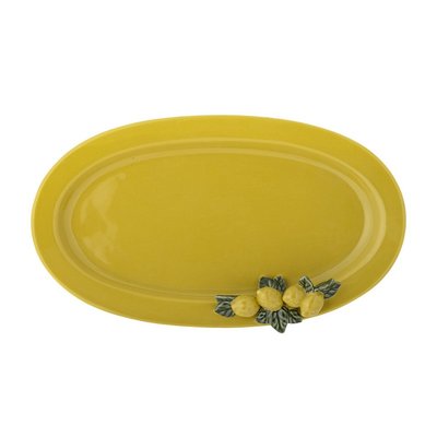 Plat de service grès citrons  Limone BLOOMINGVILLE
