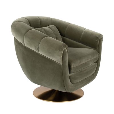 Fauteuil en tissu vert kaki - MEMBER DUTCHBONE