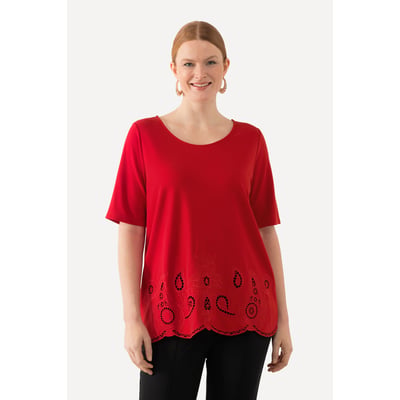 T-shirt à col rond et manches courtes ULLA POPKEN
