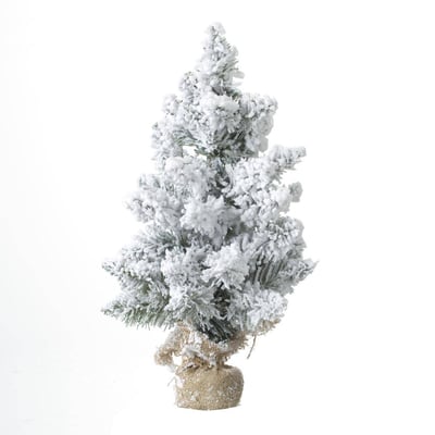 Sapin floqué Blooming 50 cm ATMOSPHERA
