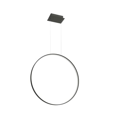 Suspension Aluminium Noir LED 1 Rio EDEN