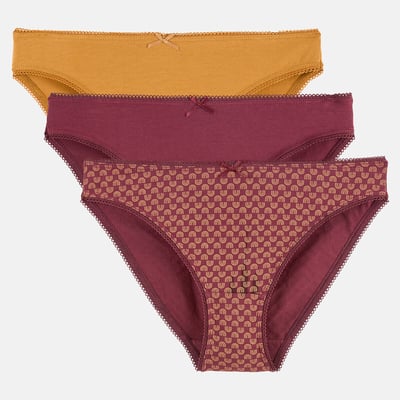 Lot de 3 culottes imprimées LA REDOUTE COLLECTIONS