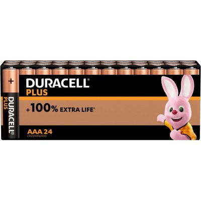 Pile plus AAA x24 DURACELL