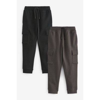 Pantalons de jogging cargo, lot de 2 NEXT