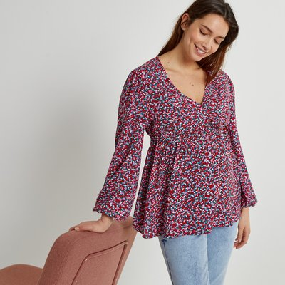 Блузка для периода беременности с запахом LA REDOUTE COLLECTIONS