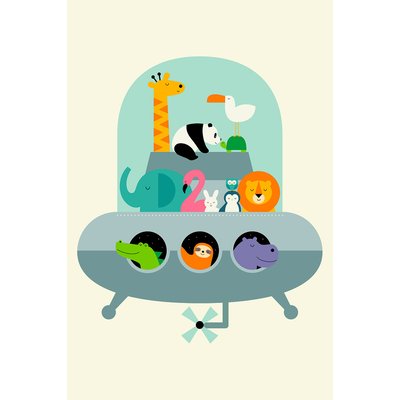 Tableau enfant ovni noah's ark HEXOA