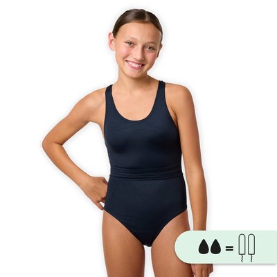 Maillot de bain 1P menstruel pour ados - Flux moyen SMOON
